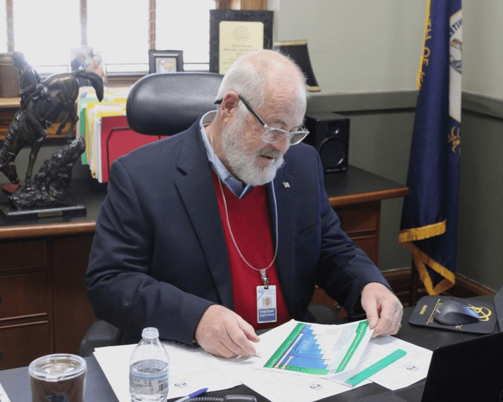 Judge Executive Craig Clymer in McCracken County
